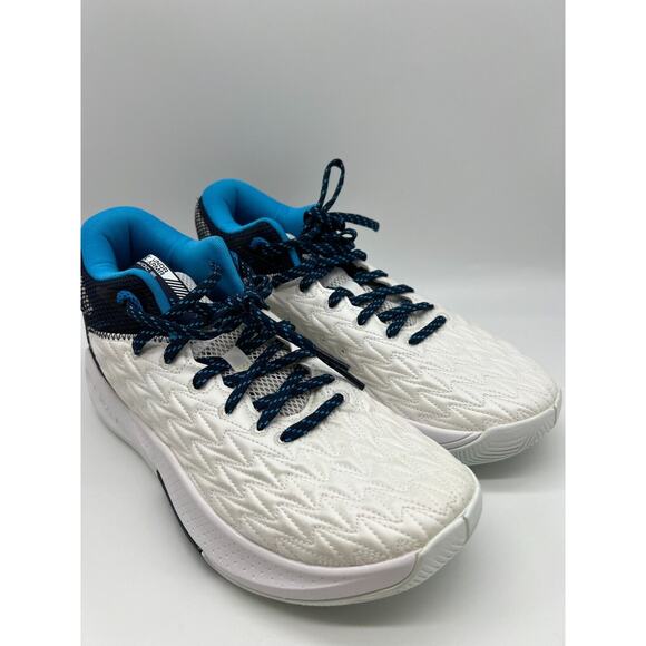 Under Armour HOVR Havoc 5 Team Basketball White/Navy Shoes 3024979-103 Size 10.5 main image 11